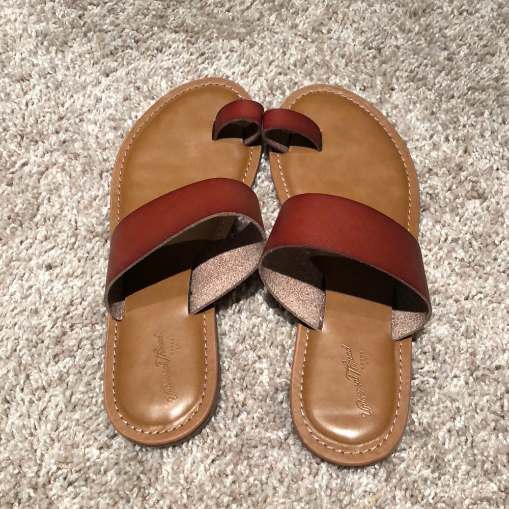 7 cognac sandal